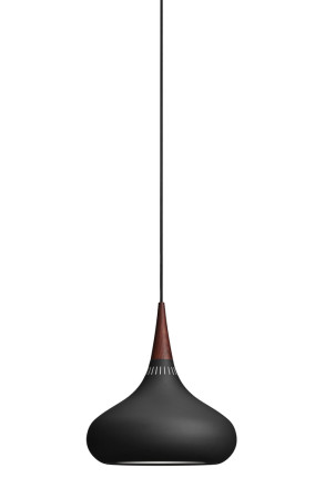 Orient P2 - Pendul negru cu ornament din lemn de trandafir